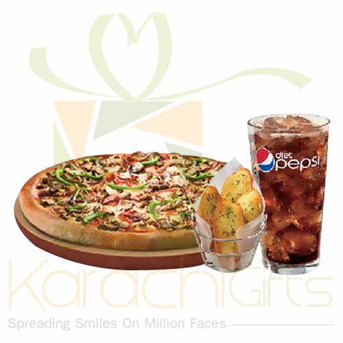 Sending Pizza Hut Gift in Karachi Pakistan, Delivery of Pizza hut in