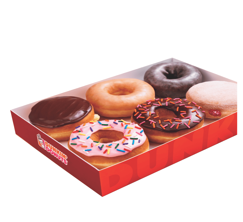 Dunkin Donuts: 6 Pcs