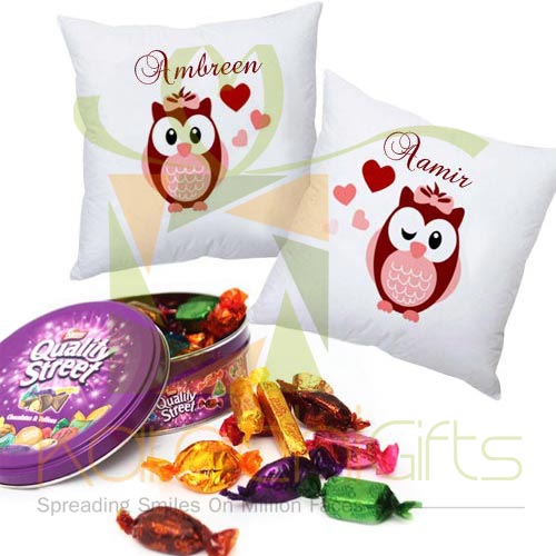 Quality Street With Cushion Pair