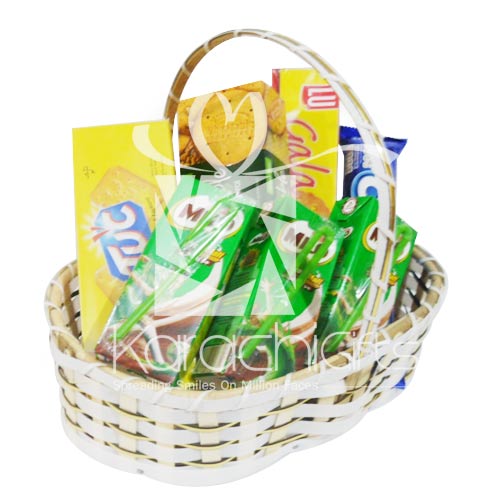 Biscuits n Drinks Basket