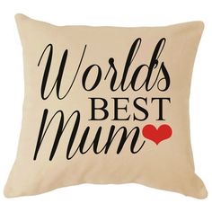 World Best Mum Cushion
