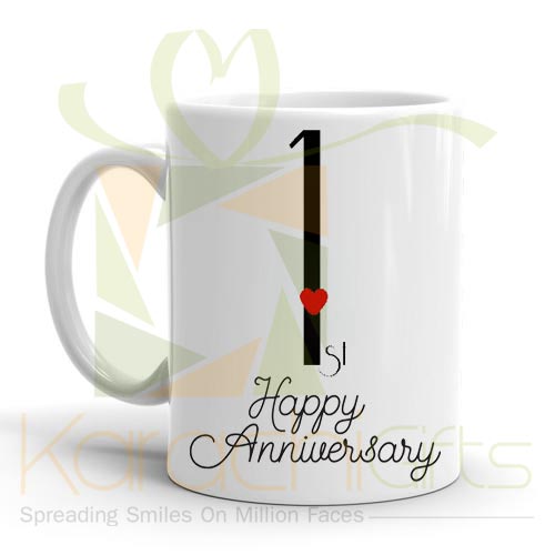 1st Happy Anniversary Mug