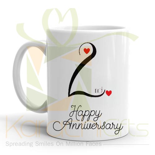 2nd Happy Anniversary Mug