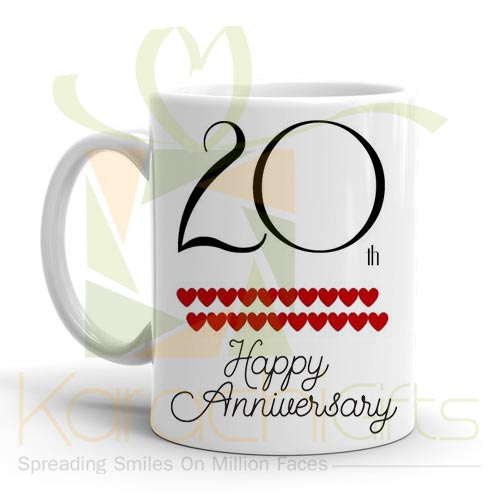 20th Happy Anniversary Mug