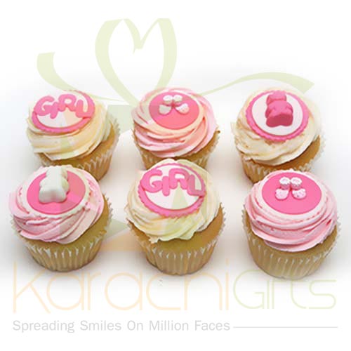 Baby Cupcakes (6 Pcs)