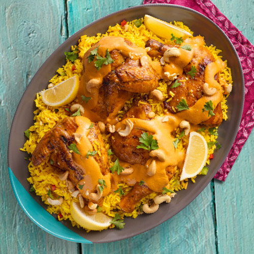 Cashew Chicken Arroz Platter(Nandos)