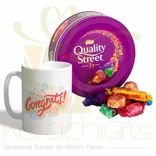 Congrats Mug With Chocolates