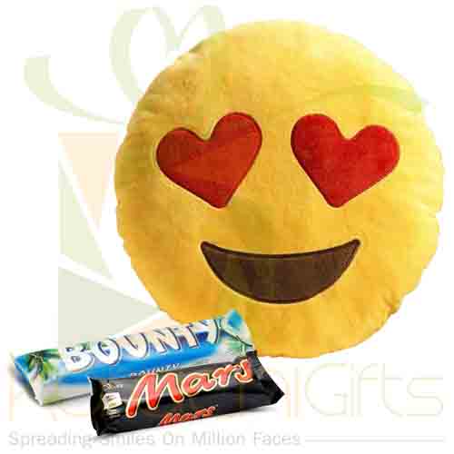 Heart Eye Emoji With Chocs
