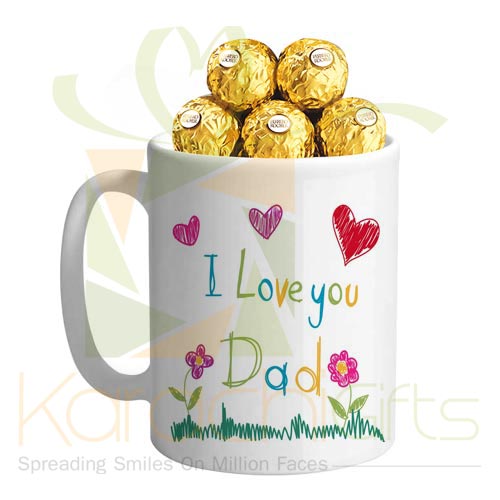 Dad Mug With Chocs