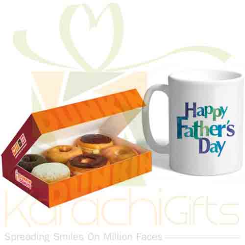 Donuts And Mug For Dad