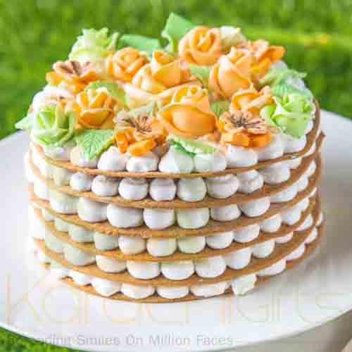 Floral Layered Cake 2Lbs By Lals