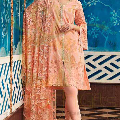 3 PC PM252 By Gul Ahmed-Unstitched