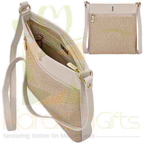 Crossbody Bag Beige Off White