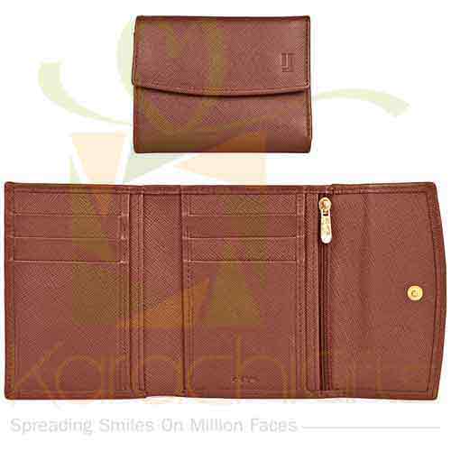 Tan Compact Wallet