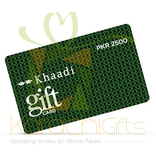 Khaadi Gift Card - Rs. 2,500/=