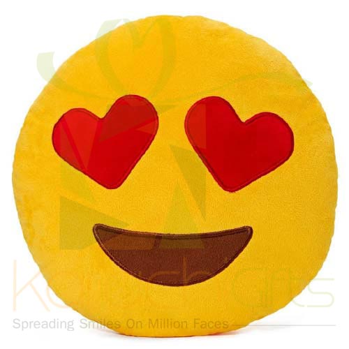 Heart Eyes Emoji Cushion