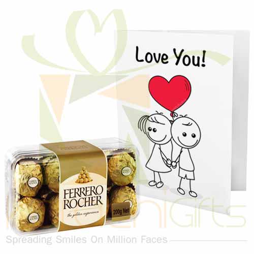 Ferrero With Love Card