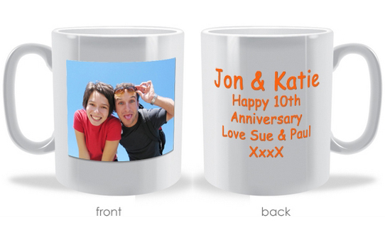 Personalize Picture and Text Mug