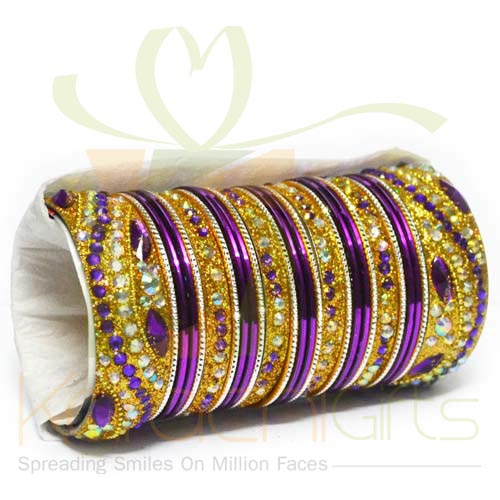 Bridal Choori Set (Purple)