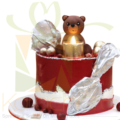 Bear With Candle Cake By Sachas