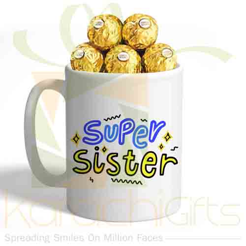 Ferrero In A Super Sister Mug