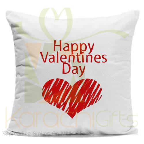 Happy Valentines Day Cushion