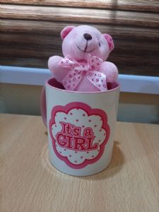 It's a girl mug with teddy