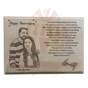 Wooden Picture Plaque