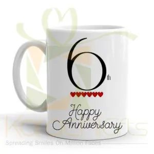 6th Happy Anniversary Mug