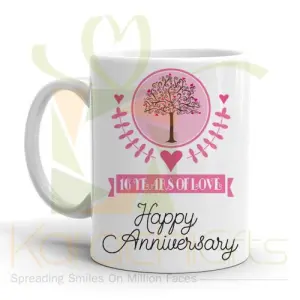 16th Happy Anniversary Mug