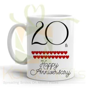 20th Happy Anniversary Mug