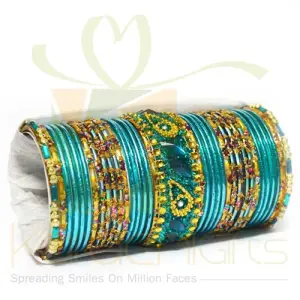 Turquoise Choori Set
