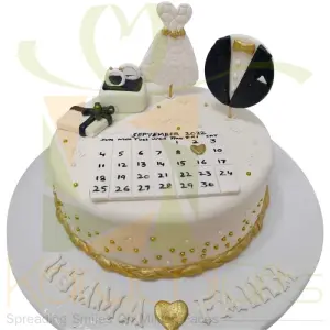 Wedding Calendar Cake - 5Lbs