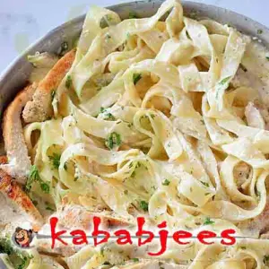 Chicken Alfredo Kababjees