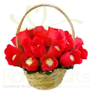 Ferrero Rose Basket