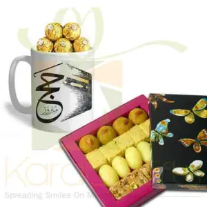 Hajj Ferrero Mug With Mithai