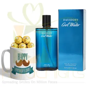 Perfume With Choco Mug For Abbu