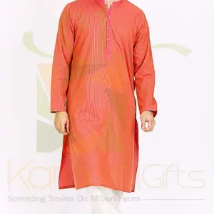 Orange Kurta By Junaid Jamshed