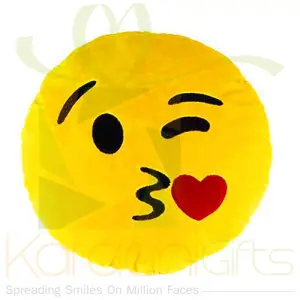 Kiss Emoji Cushion