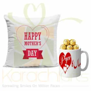 Mother Day Cushion With Choc Mug