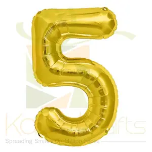 Number 5 Balloon
