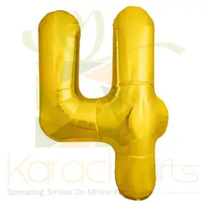 Number 4 Balloon