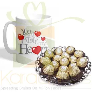 Mug With Rocher Tray