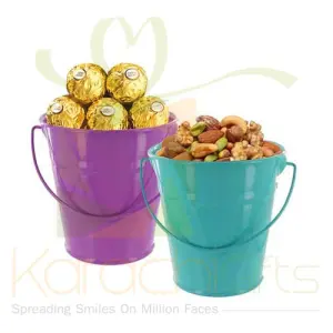 Chocs And Dry Fruit Bucket