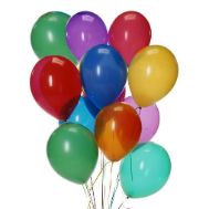 12 Mix Coloured Balloons 