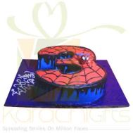 Number Cake (Spider Man Theme)-Sachas