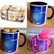 Eid Mubarak Mug With Ferrero Chocolates