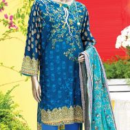  	3 Piece Lawn Suit (Unstitched) By Junaid Jamshed