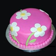 Pink Flower Cake (3lbs)