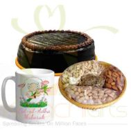 Cake Dry Fruit With Eid Mug